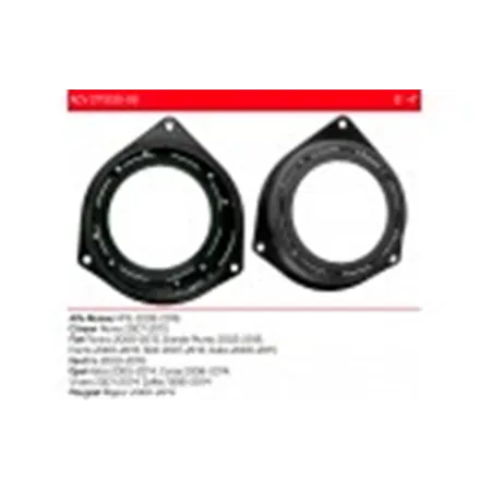 Supporti anelli adattatori altoparlanti da 10/12 cm per Alfa Romeo, Dacia, Fiat, Nissan, Opel
