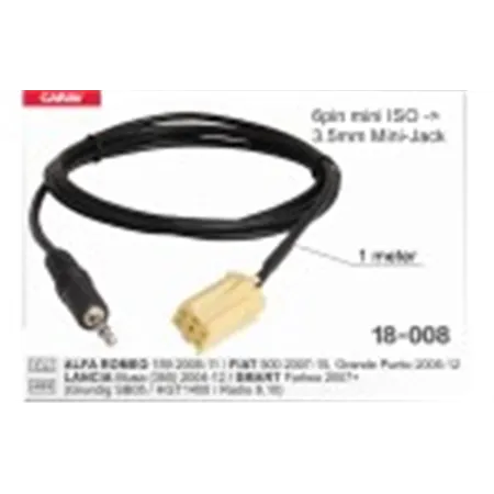 Adattatore interfaccia AUX per  Alfa Romeo, Fiat, Lancia, Smart